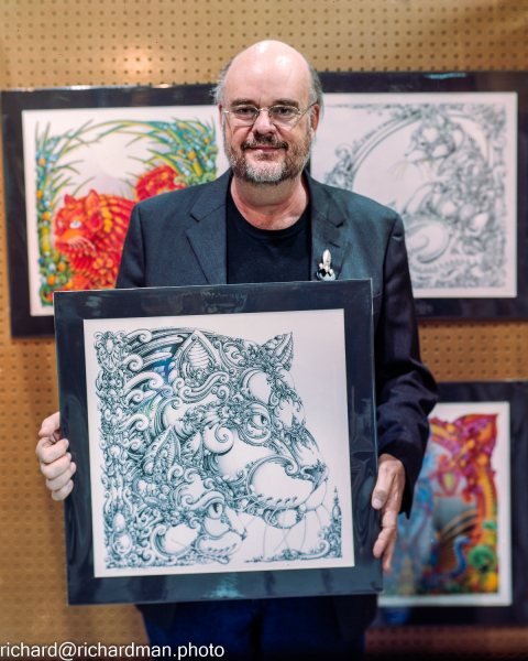 Brad Foster, artist, 2015