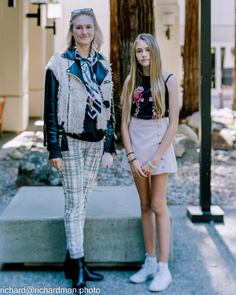 Shawna Trpcic (and daughter), costume designer, 2017