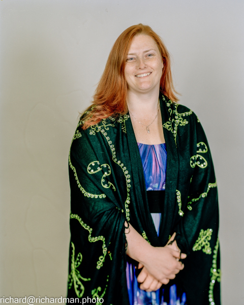 Kate Baker, podcaster and voice actor, 2017